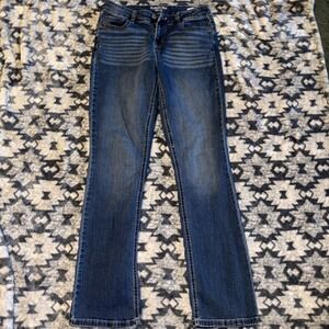 Maurices Jeans, Women's Size 10 Long Blue, Denim, Pockets, High Rise, Bootcut